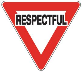 Respectful sign